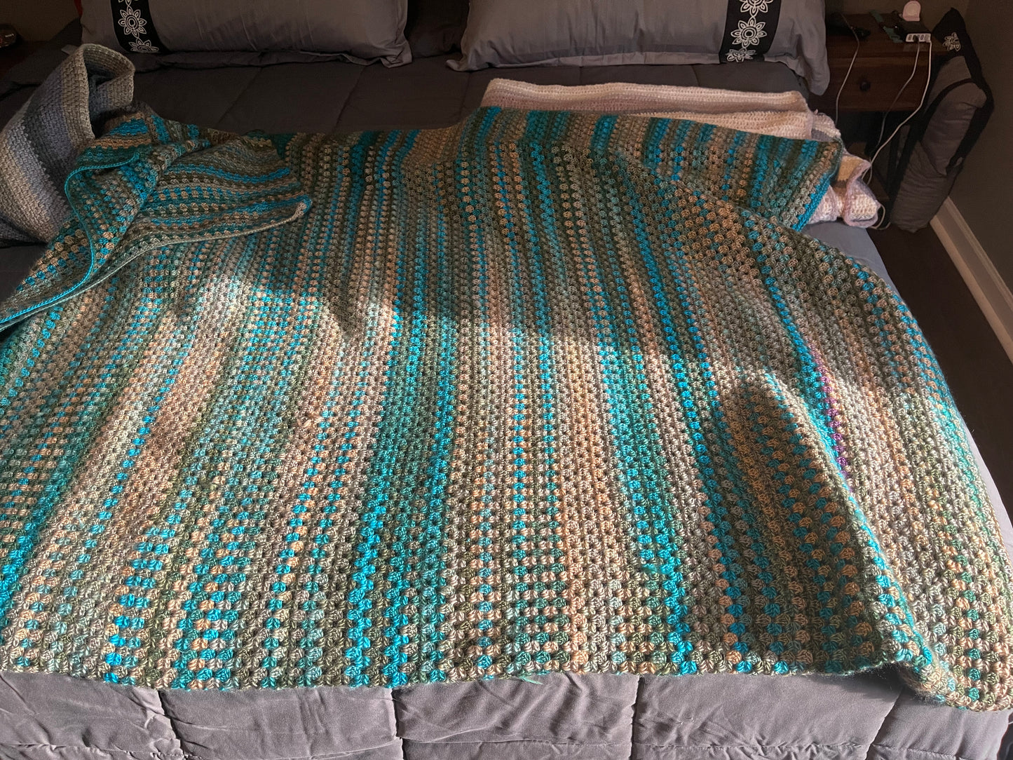 Handmade crochet blanket