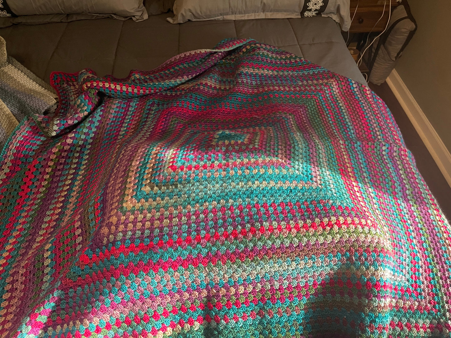 Handmade Granny Square Blanket